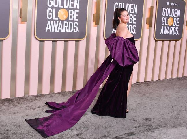Gomez at the Golden Globes 2023. Credit: The Canadian Press / Alamy