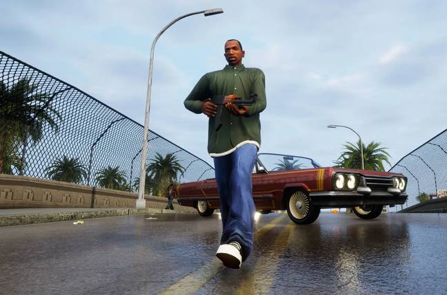 As is GTA: San Andreas. Credit: Rockstar Games