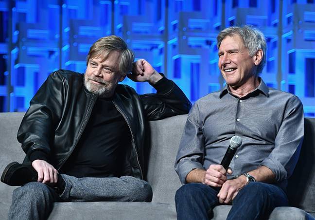 Mark Hamill can do the 'perfect impression' of Harrison Ford. Credit: Getty Images/ Gustavo Caballero
