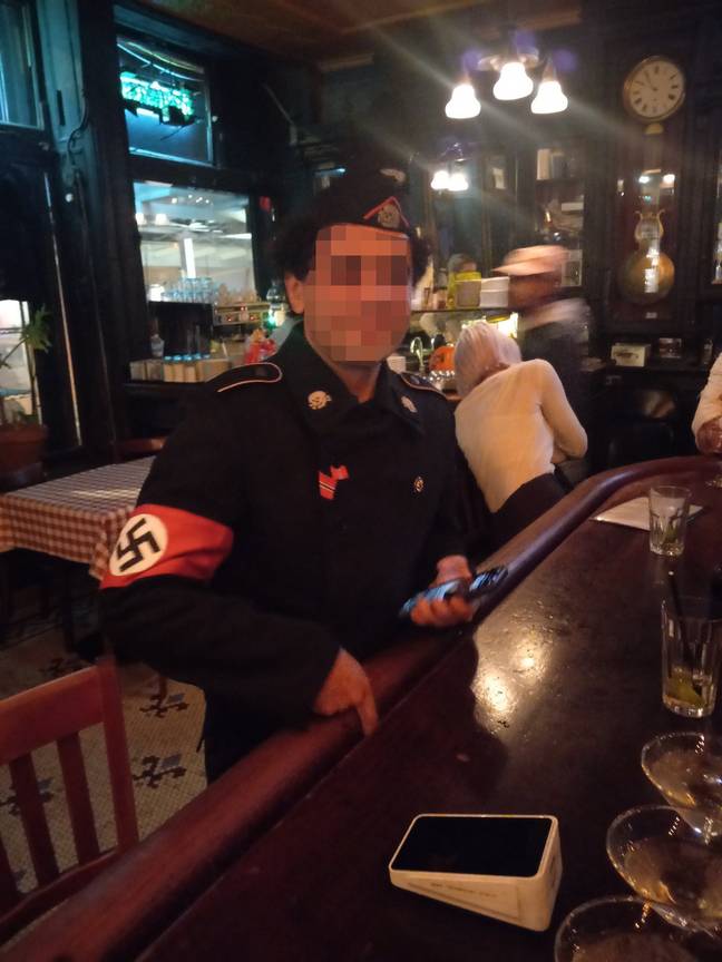 Man gets heckled out of bar after he rocked up dressed as a Nazi for ...