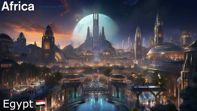 Anyone know where that planet's come from?