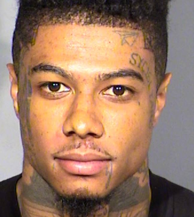 Blueface has been jailed for violating probation. Credit: Las Vegas Metropolitan Police Department via Getty Images