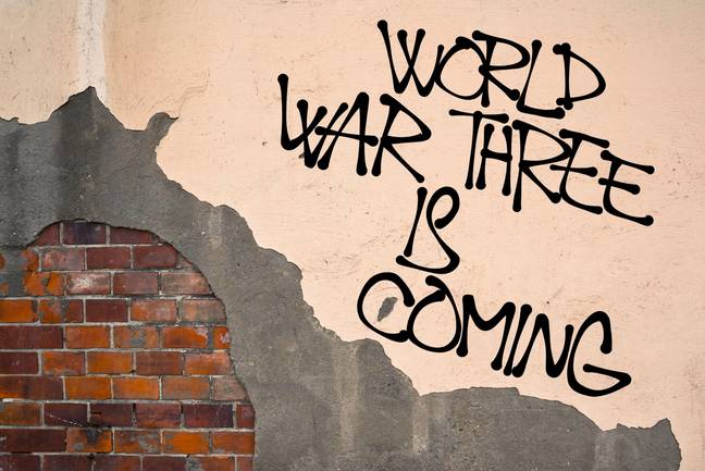 An astrologer is predicting that world war three is coming, and we all know how accurate they are. Credit: M-SUR / Alamy Stock Photo