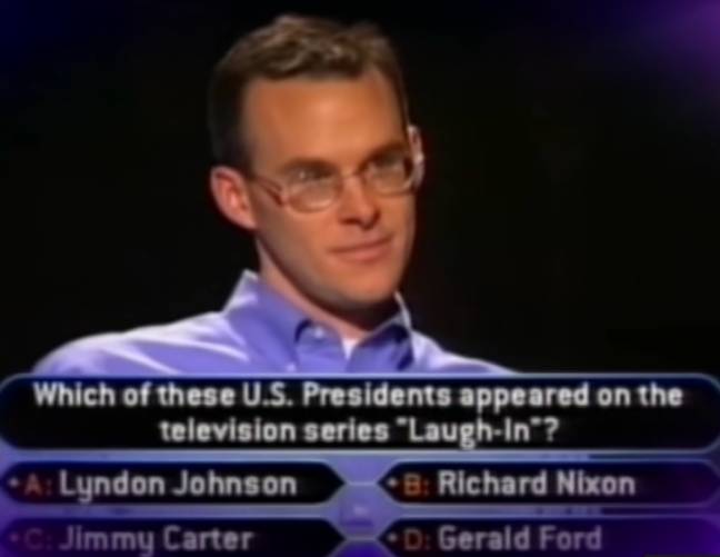 John Carpenter was certainly able to mark this milestone for the show with a bold move.Credit: Who Wants to be a Millionaire/YouTube