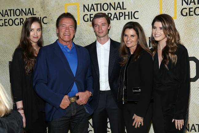 Arnold Schwarzenegger and Maria Shriver share four children together. Credit: Getty Images/ Phillip Faraone