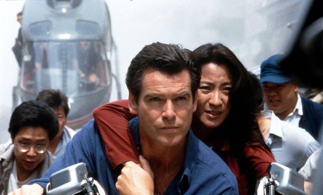 Michelle Yeoh starred alongside Pierce Brosnan in Tomorrow Never Dies. Credit: Collection Christophel / Alamy Stock Photo