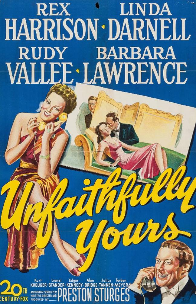 Unfaithfully Yours was released against the backdrop of World War Two. Credit: 20th Century Fox
