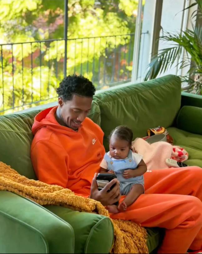 Nick Cannon and his daughter Onyx. Credit: Instagram/@nickcannon