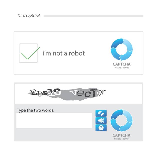 Ever wondered what clicking that' I'm not a robot' button actually does? Now you know! Credit: Dumitru Gornet / Alamy Stock Vector