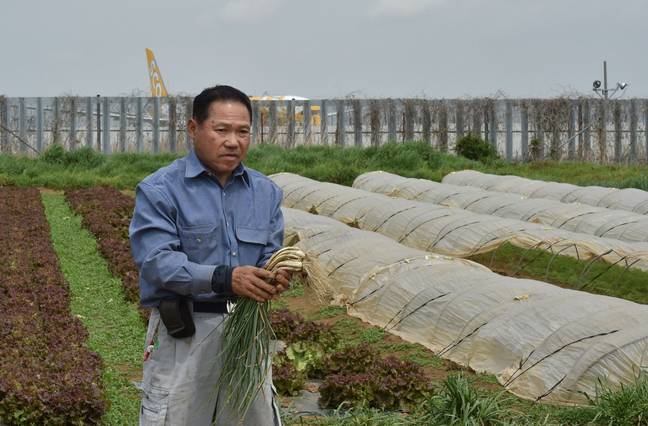 Shito is determined to keep farming the land. Credit: KAZUHIRO NOGI/AFP via Getty Images