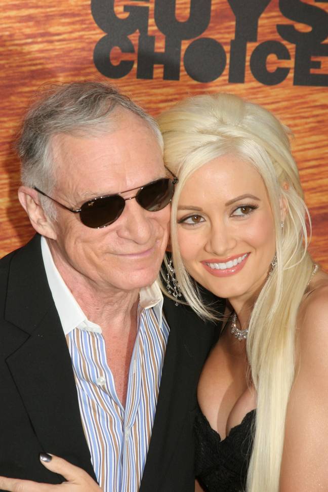 Holly Madison and Hugh Hefner called it quits in 2008. Credit: PictureLux / The Hollywood Archive / Alamy Stock Photo