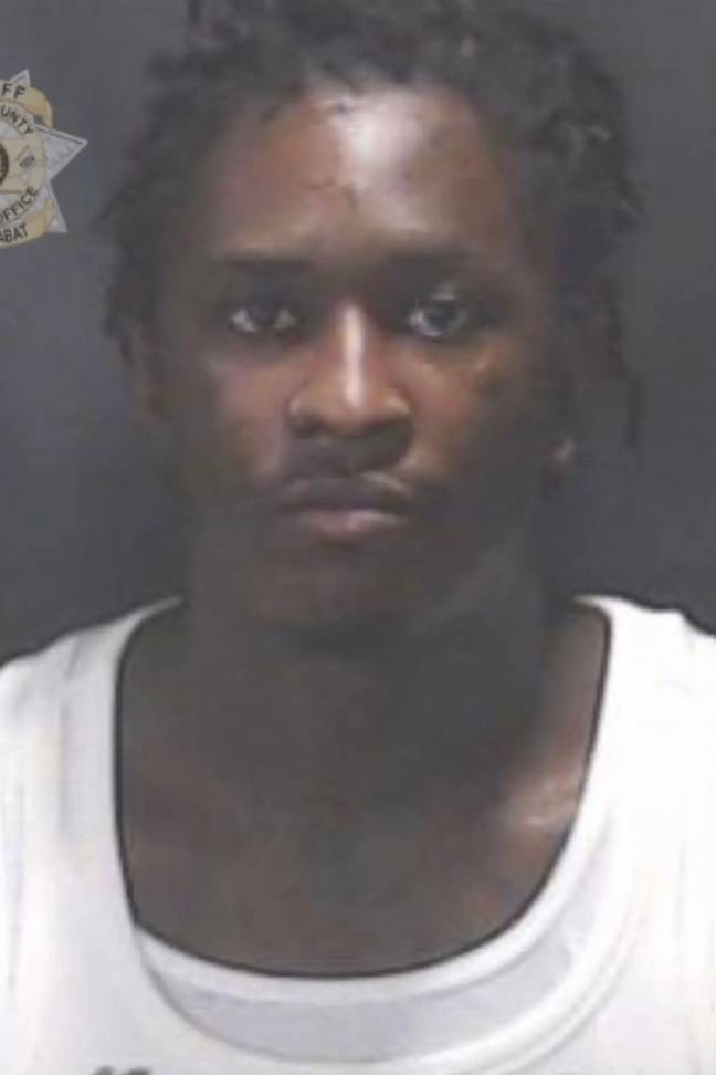 Rapper Young Thug has been in some legal trouble. Credit: Fulton County Sheriff's Office
