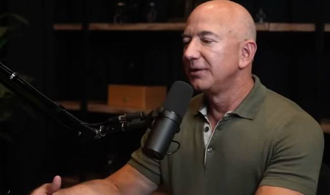 Jeff Bezos wants 'trillions' of people to live in space stations. Credit: The Lex Fridman Podcast/YouTube
