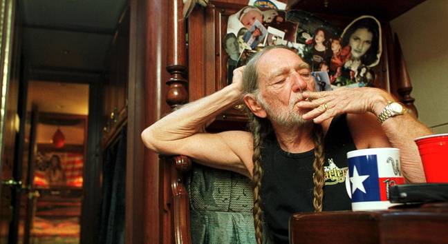 Willie Nelson is known to enjoy the green stuff. Credit: Shutterstock