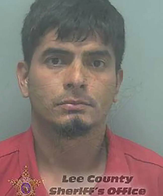 Omar Mejia Ortiz was one of those arrested for allegedly looting a bar. Credit: Lee County Sheriff's Office