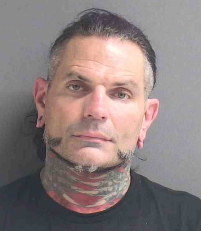 Jeff Hardy was arrested in Florida. Credit: Volusia County Corrections