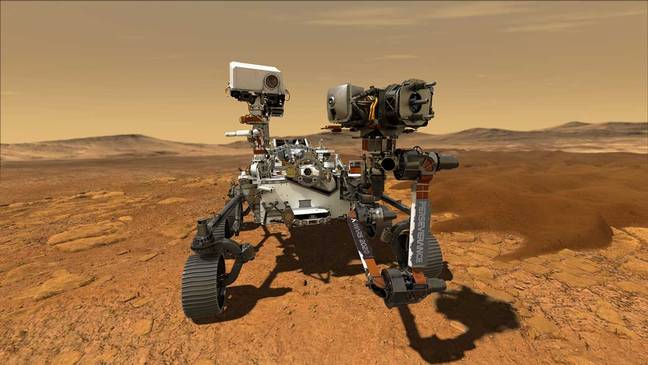 La preuve vient de Perseverance Rover.  Crédit : NASA