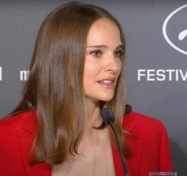 Portman during the Cannes press conference. Credit: Cannes International Film Festival/YouTube.