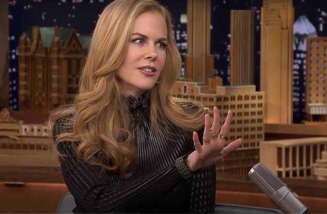Nicole Kidman revealed she'd once had a thing for Jimmy Fallon. Credit: NBC