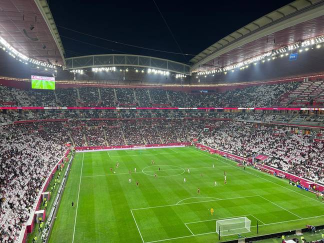 Inside the Al Bayt Stadium, which will host Qatar vs Ecuador on November 20. (Image Credit: Alamy)
