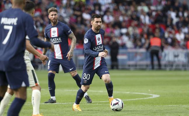 Lionel Messi in action for Paris Saint-Germain. Image: Alamy 