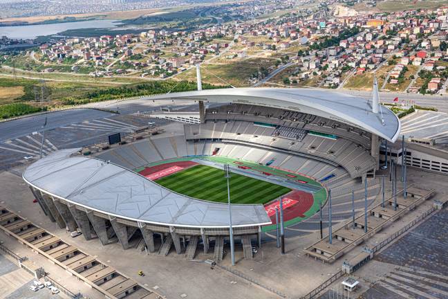 The 76,000 Ataturk Stadium is hosting the Champions League. Image: Alamy