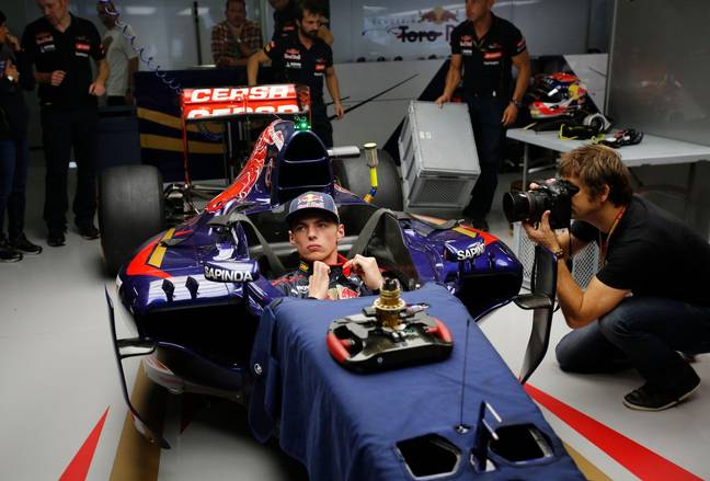 The young Verstappen wasn't with Toro Rosso long. Image: Alamy