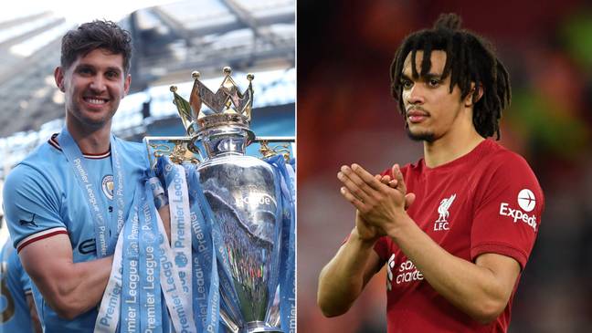 Manchester City's John Stones and Liverpool's Trent Alexander-Arnold pictured (Credit: Alamy / Xinhua/Alamy Live News / Sportimage Ltd)