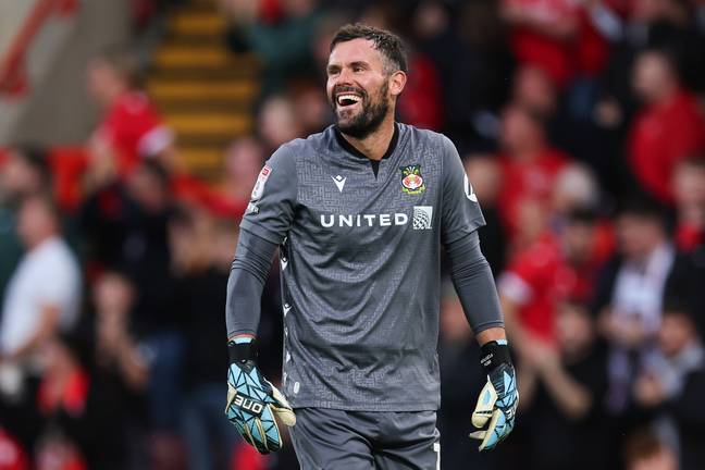 Ben Foster in action for Wrexham. Image: Getty 