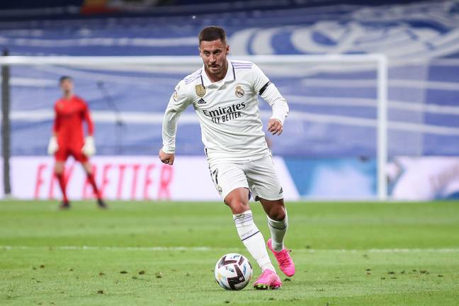 Eden Hazard in action for Real Madrid. Image: Alamy 