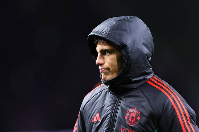 Alejandro Garnacho was an unused substitute for Man United in the win over Burnley. (Credit: Getty)