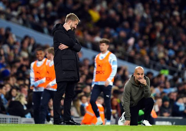 Graham Potter showed frustration after another loss as Chelsea boss. (Alamy)