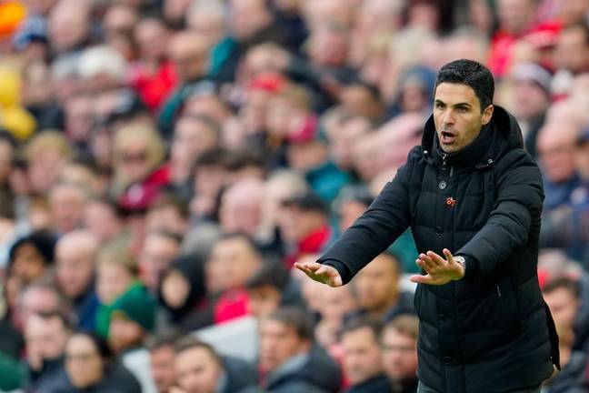 Sunday was a day of mixed emotions for Arteta. Image: Alamy
