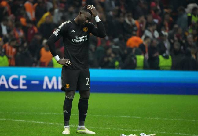 Andre Onana made another mistake against Galatasaray (Image: Getty)