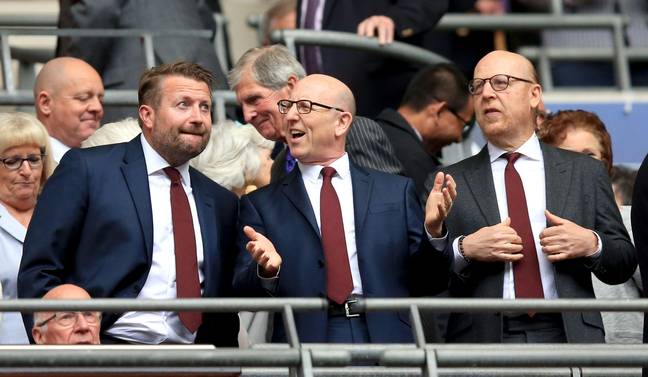 The Glazers are not often at Old Trafford. Image: Alamy