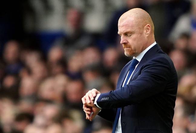 Dyche on the touchline. (Image Credit: Alamy)