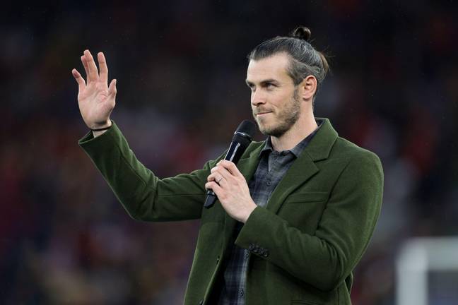 Bale thanked the fans. Image: Alamy