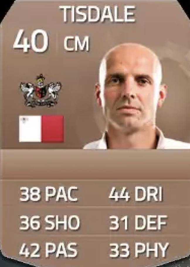 Paul Tisdale's card on FIFA 15 (Credit: EA SPORTS)