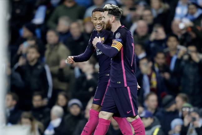 Messi and Neymar formed a great partnership for Barcelona. Image: Alamy