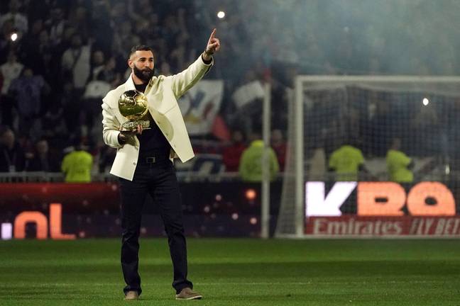 Benzema is the current Ballon d'Or holder. Image: Alamy