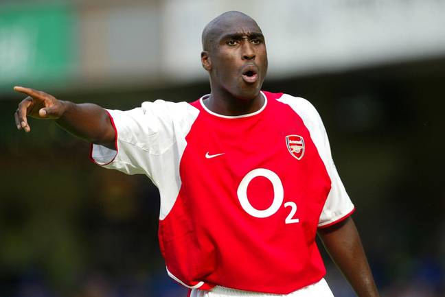 Sol Campbell in action for Arsenal. Image: Alamy 