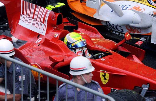 Massa after losing the title race. Image: Alamy