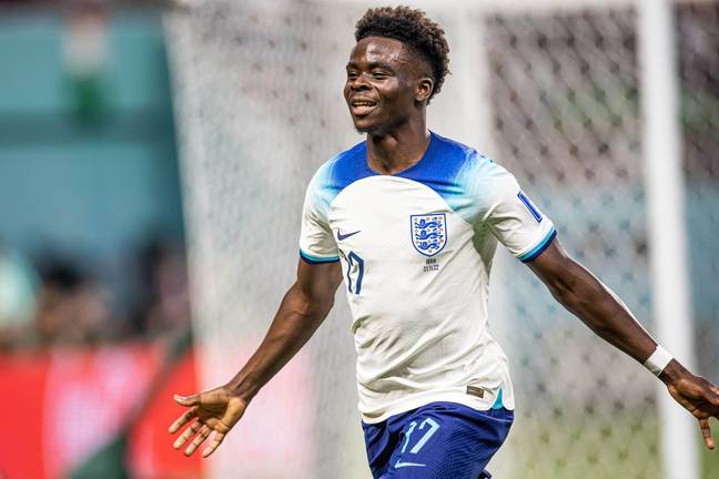 Arsenal star Bukayo Saka has impressed for England at the World Cup in Qatar. Credit: Alamy