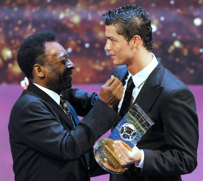 Pele named Cristiano Ronaldo as one of his favourite footballers of all time. Credit: Getty
