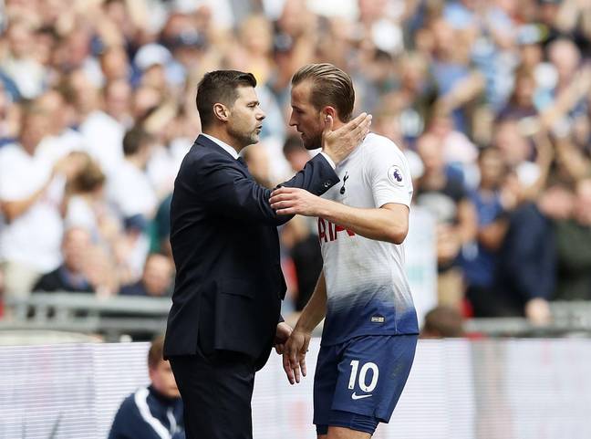 Kane may have had a great bond with Pochettino but he can't let that get in the way of his decision to stay, if the former manager returns. Image: Alamy