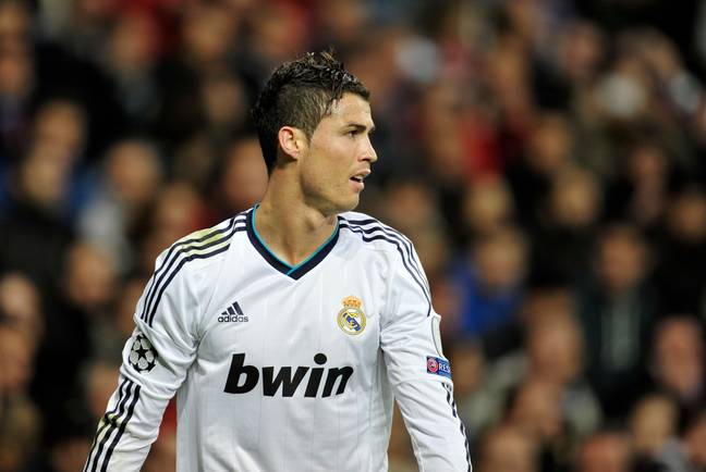 Ronaldo was playing for Real in 2013. Image: Alamy