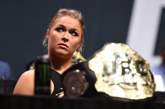 Rousey is one of the greatest fighters of all time. (Image Credit: Getty)