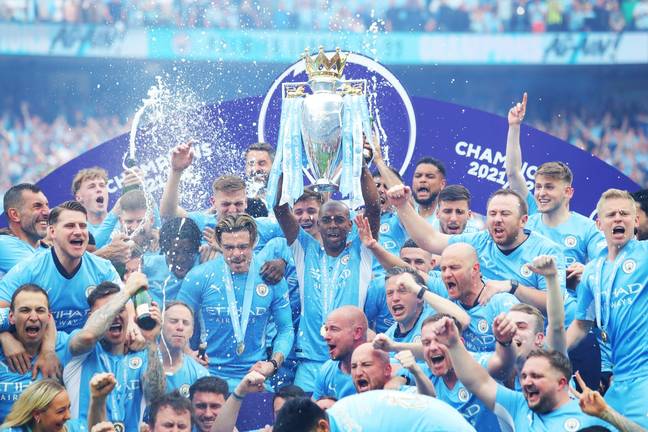 Manchester City were named Club of the Year ahead of Liverpool and Real Madrid (Image: Alamy)