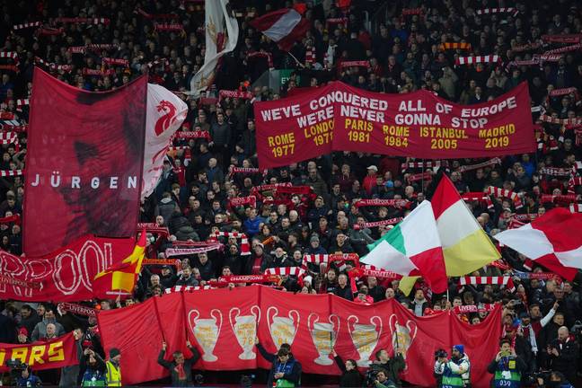 Anfield is known for its famous nights in Europe. Image: Alamy
