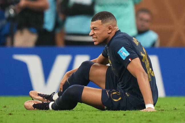 Mbappe during the World Cup final. (Image Credit: Alamy)